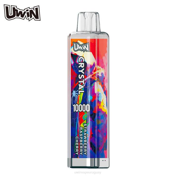 UWIN Crystal Montevideo - fresa frambuesa cereza UWIN CRYSTAL 10000 vaporizadores desechables H6JT7