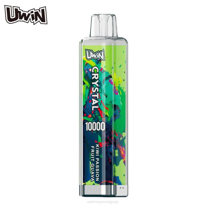 UWIN Crystal Uruguay - kiwi maracuyá guayaba UWIN CRYSTAL 10000 vaporizadores desechables H6JT8