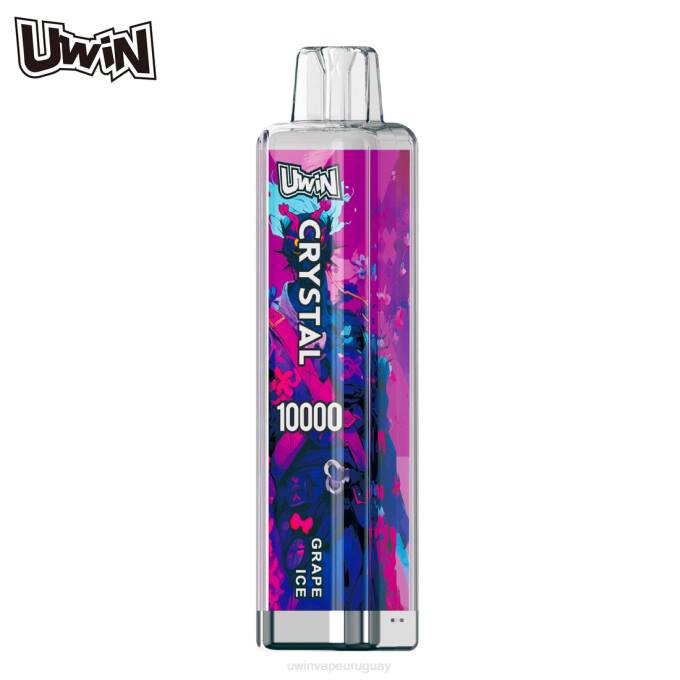 UWIN Vape Montevideo - hielo de uva UWIN CRYSTAL 10000 vaporizadores desechables H6JT2